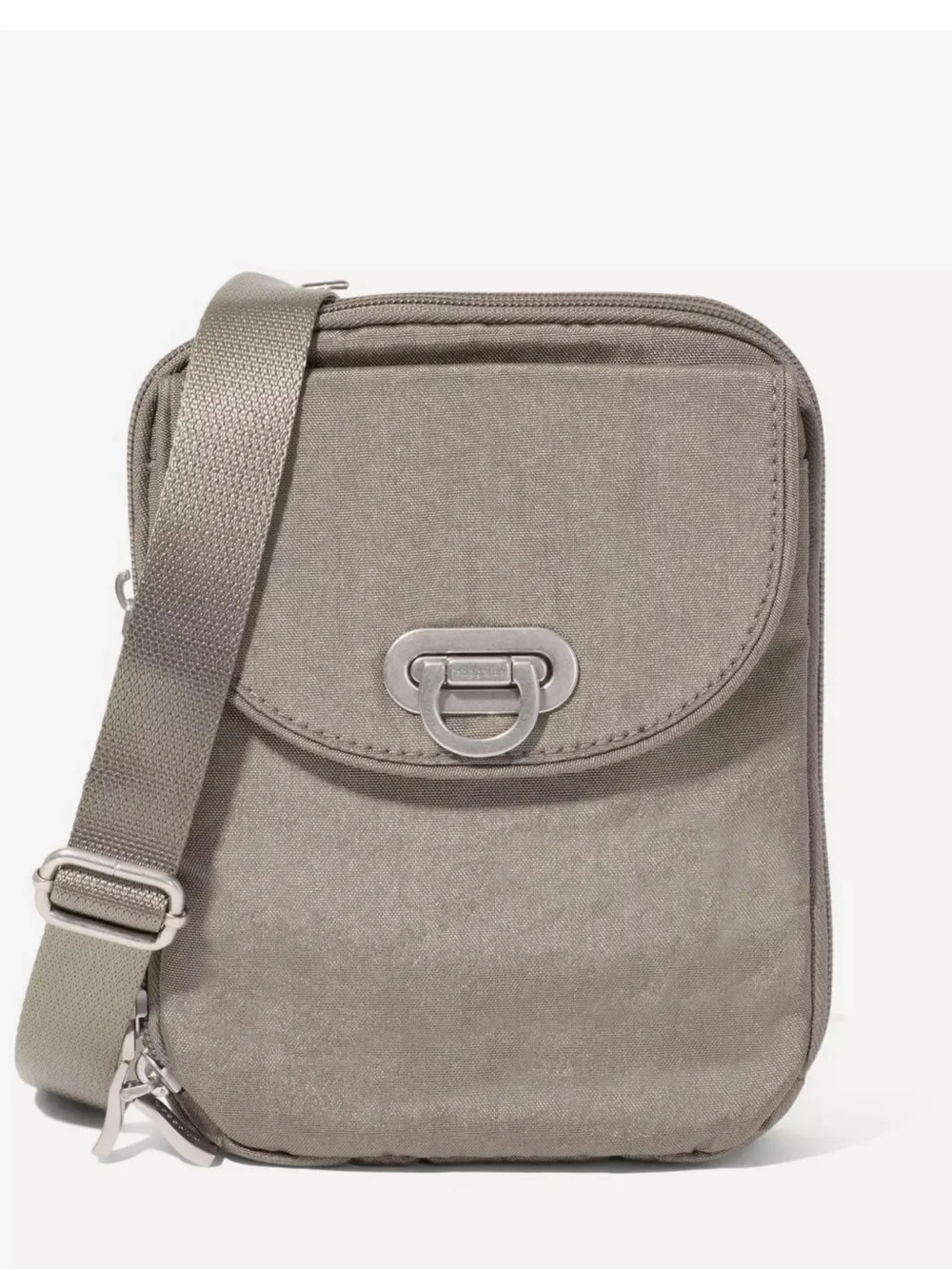 Baggallini- Unisex travel bag- the Coastal Flip Lock Venture Crossbody. Size OS